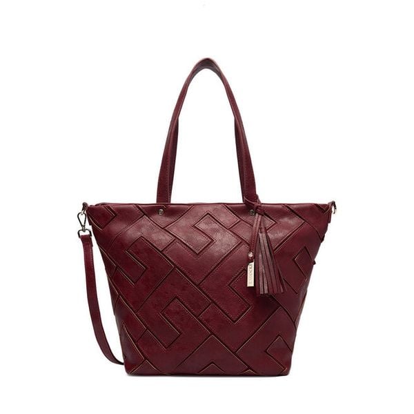 Torebka Lasocki. Czerwone torebki klasyczne damskie Lasocki, bez dodatków. Za 189.99 zł.