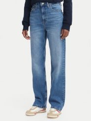 Tommy Jeans Jeansy Layla DW0DW23158 Niebieski Straight Fit. Niebieskie jeansy damskie Tommy Jeans. Za 409.99 zł.
