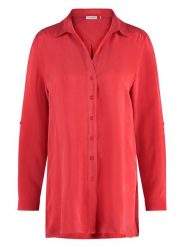 Gerry Weber Bluzka w kolorze czerwonym rozmiar: 36. Czerwone bluzki damskie Gerry Weber, bez wzorów, bez kołnierzyka, bez ramiączek. Za 166.88 zł.
