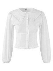 Trendyol Bluzka w kolorze białym rozmiar: 34. Białe bluzki damskie Trendyol, bez wzorów, z bawełny, bez kołnierzyka, bez ramiączek. Za 95.99 zł.