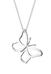 Elli Damska zawieszka filigranowy motyl w srebrze próby 925 Sterling Silver Naszyjniki 1 ct Damski. Szare naszyjniki damskie Elli, srebrne. Za 203.99 zł.