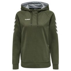 Bluza do piłki ręcznej damska Hummel hml GO z kapturem. Brązowe bluzy damskie Hummel, s, bez wzorów, z kapturem. W wyprzedaży za 180.00 zł.