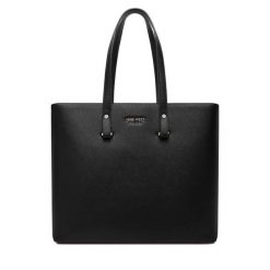 Torebka Nine West. Czarne shopper bag Nine West, bez wzorów, bez dodatków. Za 249.99 zł.