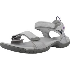 Sandały TEVA W ALICIELA Szary. Szare sandały damskie Teva, bez wzorów, z syntetyku, bez obcasa, bez zapięcia. Za 280.99 zł.