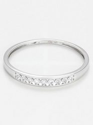 Maison héritage PARIS Złoty pierścionek "Romantic love" z diamentami rozmiar: 60. Szare pierścionki damskie maison héritage PARIS, z diamentem, złote. Za 547.77 zł.