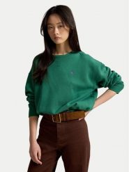 Polo Ralph Lauren Bluza 211978306515 Zielony Regular Fit. Zielone bluzy damskie Polo Ralph Lauren, s, bez wzorów, z bawełny, bez kaptura. Za 819.99 zł.