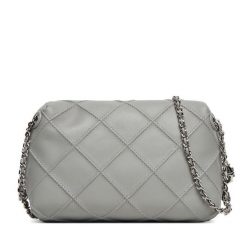 Torebka Tory Burch. Szare torebki wieczorowe damskie Tory Burch, bez wzorów, bez dodatków. Za 1,999.00 zł.