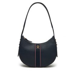 Torebka Tommy Hilfiger. Niebieskie torebki klasyczne damskie Tommy Hilfiger, bez dodatków. Za 349.99 zł.