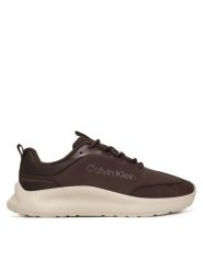 Calvin Klein Sneakersy Light Eva Runner Nyl-Sue HW0HW03149 Brązowy. Brązowe obuwie sportowe damskie Calvin Klein, z materiału, bez zapięcia. Za 409.99 zł.