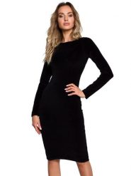 Made of emotion Sukienka w kolorze czarnym rozmiar: XXL. Czarne sukienki damskie Made Of Emotion, bez wzorów, z bawełny, bez ramiączek. Za 194.99 zł.