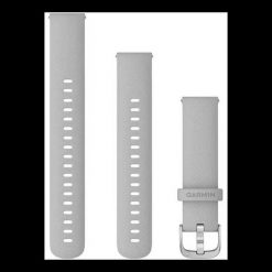 Silikonowy pasek do zegarka Garmin Quick Release (18 mm). Szare zegarki damskie GARMIN. Za 210.50 zł.