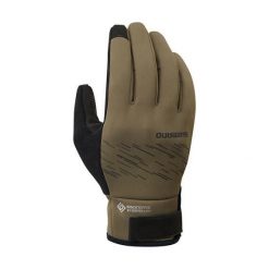 Rękawice Shimano Windstoper Insulated. Brązowe rękawiczki damskie Shimano, bez wzorów. Za 303.50 zł.