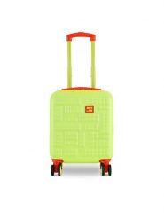 Semi Line Walizka dziecięca T5885-1 Zielony. Zielone walizki Semi-line, bez wzorów, z tworzywa sztucznego. Za 249.99 zł.