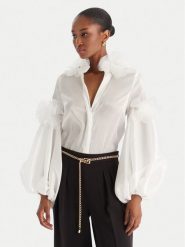 Babylon Koszula S00303 Biały Regular Fit. Białe koszule damskie Babylon, s, bez wzorów, z syntetyku, bez kołnierzyka, bez ramiączek. Za 1,259.00 zł.