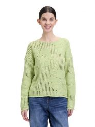 CARTOON Sweter w kolorze zielonym rozmiar: 42. Zielone swetry klasyczne damskie Cartoon, z bawełny, bez kołnierzyka. Za 130.99 zł.