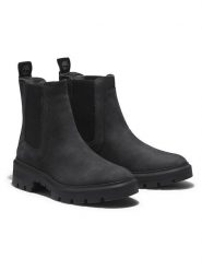 Timberland Skórzane sztyblety "Cortina Valley" w kolorze czarnym rozmiar: 38. Czarne obuwie sportowe treningowe Timberland. Za 636.92 zł.