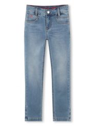 HUGO Jeansy G00379 D Niebieski Slim Fit. Niebieskie jeansy chłopięce Hugo, z bawełny. Za 219.99 zł.