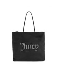Juicy Couture Torebka BIJXT8692WZC Czarny. Czarne torebki klasyczne damskie Juicy Couture, z poliesteru, bez dodatków. Za 439.99 zł.