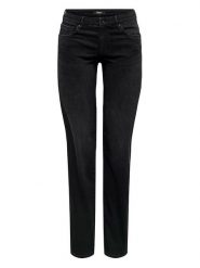 ONLY Dżinsy - Regular fit - w kolorze czarnym rozmiar: S/L32. Czarne jeansy damskie Only, z podwyższonym stanem. Za 79.03 zł.