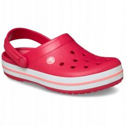 Chodaki Klapki Unisex Crocband 11016 Clog 36-37. Białe klapki damskie Crocs, bez wzorów, z materiału, bez obcasa, bez zapięcia. Za 231.99 zł.