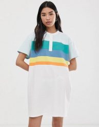 WRANGLER POLO DRESS DAMSKA SUKIENKA WHITE W9N0FZ989 112132436. Białe sukienki damskie Wrangler, bez wzorów, bez ramiączek. Za 149.99 zł.