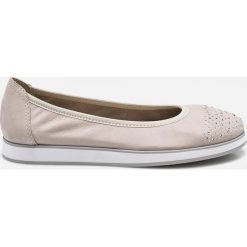 Caprice - Baleriny. Szare balerinki damskie Caprice, z gumy. W wyprzedaży za 159.90 zł.