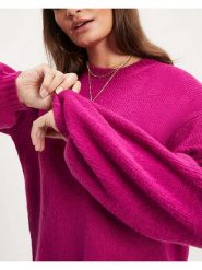 Milan Kiss Sweter w kolorze różowym rozmiar: XL. Różowe swetry klasyczne damskie Milan Kiss, xl, bez kołnierzyka. Za 158.10 zł.