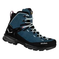 Damskie buty trekkingowe Salewa MTN Trainer 2 Mid GTX. Czarne obuwie trekkingowe damskie Salewa, z gore-texu, bez zapięcia. Za 1,099.00 zł.