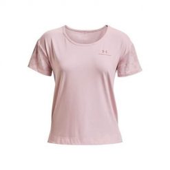 Koszulka treningowa damska Under Armour Rush Energy. Czarne koszulki damskie Under Armour, m, bez wzorów, bez kołnierzyka, bez ramiączek. Za 266.00 zł.