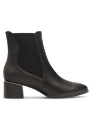 Lasocki Botki WYL3599-4Z Czarny. Czarne botki damskie Lasocki, z materiału, bez obcasa, na słupku, bez zapięcia. Za 329.99 zł.