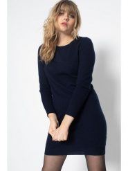 Perfect Cashmere Kaszmirowa sukienka "Molli" w kolorze granatowym rozmiar: S. Niebieskie sukienki damskie Perfect Cashmere, bez wzorów, z kaszmiru, bez ramiączek. Za 413.99 zł.