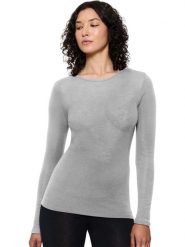 Triumph Wełniana koszulka w kolorze szarym rozmiar: XL. Szare koszulki damskie Triumph, xl, bez wzorów, z wełny, bez kołnierzyka, bez ramiączek. Za 139.20 zł.