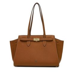 Torebka Aigner. Brązowe shopper bag Aigner, bez wzorów, bez dodatków. Za 3,259.00 zł.