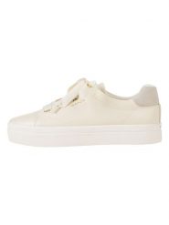 GANT Footwear Skórzane sneakersy "Avona" w kolorze kremowym rozmiar: 41. Brązowe obuwie sportowe damskie GANT Footwear, bez zapięcia. Za 228.92 zł.