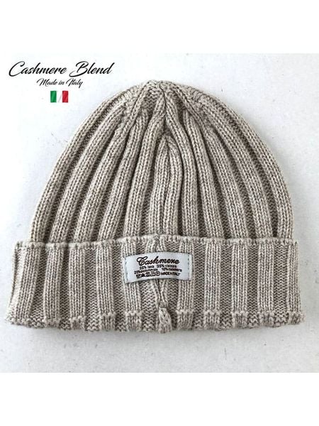 MILANO AMOUR Czapka w kolorze beżowym z dodatkiem kaszmiru rozmiar: onesize. Brązowe czapki damskie MILANO AMOUR, z aplikacjami, z kaszmiru. Za 143.90 zł.