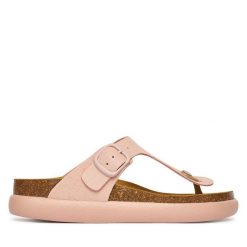 Japonki Scholl. Czerwone klapki damskie Scholl, bez wzorów, bez obcasa, bez zapięcia. Za 379.99 zł.