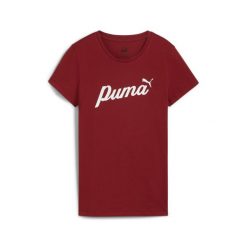 Damska koszulka ESS+ Script PUMA Intense Red. Czerwone bluzki damskie Puma, xs, bez wzorów, bez kołnierzyka, bez ramiączek. Za 168.00 zł.