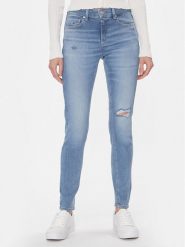 Tommy Jeans Jeansy Nora DW0DW17168 Niebieski Skinny Fit. Niebieskie rurki damskie Tommy Jeans, bez wzorów, z jeansu. Za 399.99 zł.