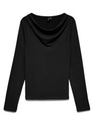 Vero Moda Bluzka w kolorze czarnym rozmiar: XL. Czarne bluzki damskie Vero Moda, xl, bez wzorów, bez kołnierzyka, bez ramiączek. Za 98.95 zł.