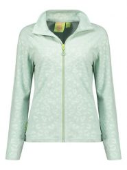 Geographical Norway Kurtka polarowa "Uminie" w kolorze jasnozielonym rozmiar: XXL. Zielone kurtki damskie Geographical Norway, xxl, bez wzorów, z polaru, bez kaptura. Za 65.38 zł.