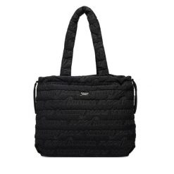 Torebka Tommy Jeans. Czarne shopper bag Tommy Jeans, z jeansu, bez dodatków. Za 529.99 zł.