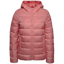 Kurtka turystyczna damska Down Jacket. Czerwone kurtki sportowe damskie Champion, m, bez wzorów, z poliesteru, z kapturem. Za 281.40 zł.