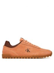 Calvin Klein Jeans Sneakersy Low Profile Runner Mg Sue YW0YW01898 Pomarańczowy. Brązowe obuwie sportowe damskie Calvin Klein Jeans, z jeansu, bez zapięcia. Za 359.99 zł.