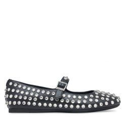 Baleriny Guess. Czarne balerinki damskie Guess, z aplikacjami. Za 489.99 zł.