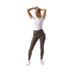 Damskie legginsy jeździeckie Horze Dea. Brązowe legginsy damskie HORZE, l, bez wzorów, z materiału. Za 195.65 zł.