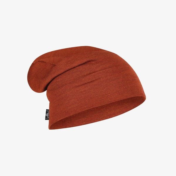 Czapka wełniana Buff Heavyweight Merino Wool Hat. Brązowe czapki damskie Buff, bez wzorów, z wełny. Za 148.00 zł.