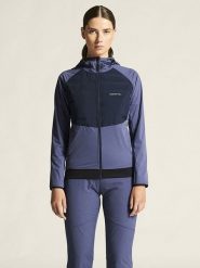 Craft Kurtka hybrydowa "ADV Pursuit" w kolorze granatowym rozmiar: S. Niebieskie kurtki sportowe damskie Craft, s, bez wzorów, z materiału, bez kaptura. Za 454.95 zł.