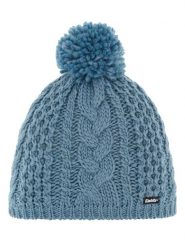 Eisbär Czapka "Afra Pompon" w kolorze błękitnym rozmiar: onesize. Niebieskie czapki damskie Eisbär, z aplikacjami, z wełny. Za 104.95 zł.