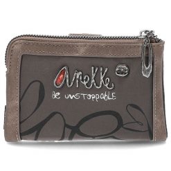 Brązowy Średni Portfel Damski Anekke Dreamverse. Brązowe portfele damskie Anekke, bez dodatków. Za 179.00 zł.