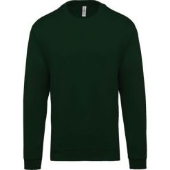Bluza Kariban Col Rond. Zielone bluzy damskie KARIBAN, l, bez wzorów, z bawełny, bez kaptura. Za 110.00 zł.